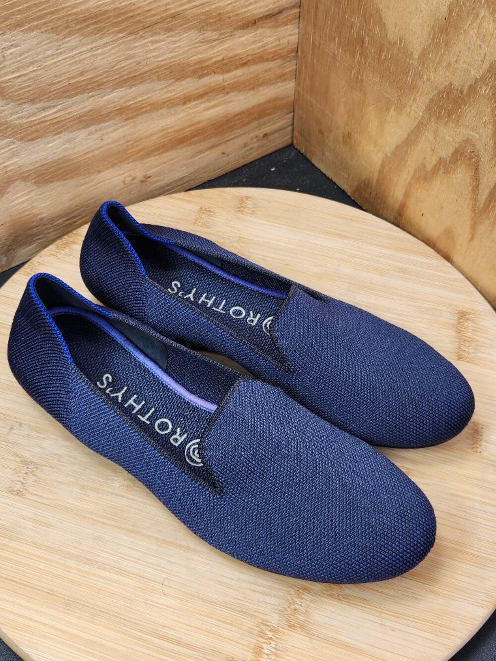 Rothy's The Loafer Womens Blue Loafers Size 7.5